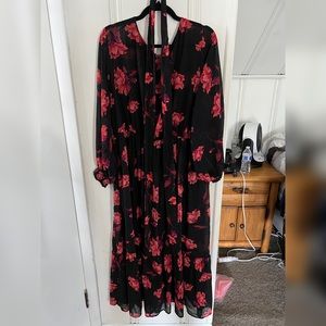 Floral Sheer Dress